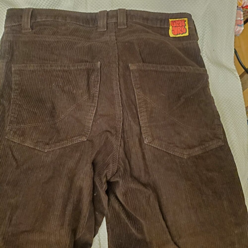 Empyre Corduroy Skate Pants Brown Size 28 Baggy Fit - Picture 4 of 4
